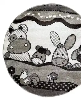 Koberce pre deti Koberec Frisee Soft Kids 1,2/1,2 FR6 A1007 béžová