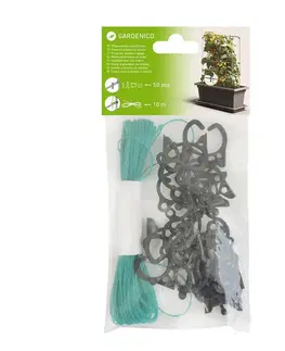 Kvetináče a truhlíky Gardenico Náhradné diely Green Wall Magnus, 50 spôn + 1 šnúra