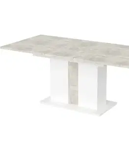 Jedálenské stoly Rozkladací stôl Grays 134/174x90 cm betón/biela