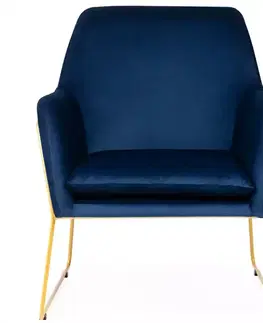 Moderné kreslá Kreslo Milan Bluvel 86/zlate