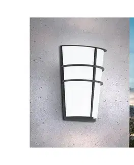Záhradné lampy Eglo 94138 - LED Vonkajšie nástenné svietidlo BREGANZO 2xLED/2,5W/230V IP44 94138