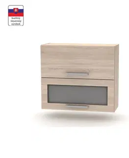 Kuchynské horné skrinky KONDELA Nova Plus NOPL-016-OH kuchynská skrinka dub sonoma