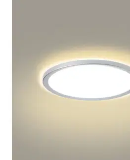 Svietidlá BRILAGI - LED kúpeľňové stropné svietidlo ULTRA SLIM LED/18W/230V pr. 30 cm strieborné IP54 BRI623