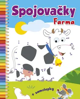Pre deti a mládež - ostatné Spojovačky: Farma (+ samolepky)