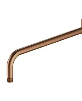 Kúpeľňové batérie OMNIRES - Nástenné sprchové rameno, 40 cm, kartáčovaná meď RA01C-KCPB