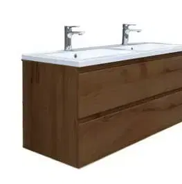 Kúpeľňový nábytok Kúpeľňová skrinka s umývadlom SAT B-Way 119x50x45 cm orech mat BWAY2120NUTU BWAY2120NUTU