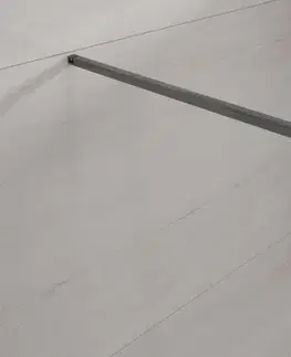 Sprchovacie kúty INVENA - Walk-in II 100x200cm, číra 8mm shiny-glass, čierna AK-32-101-S