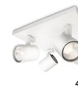 Svietidlá Philips - LED RGBW stmievateľné bodové svietidlo RUNNER 4xGU10/6,5W/230V biele P1269+4xAI0589
