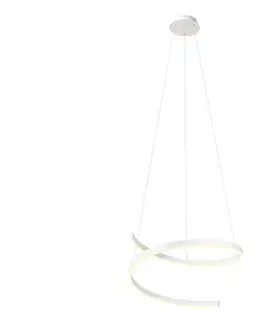 Svietidlá Redo 01-4013 - LED stmievateľné závesné svietidlo na lanku SCROLL LED/38W/230V biela 01-4013