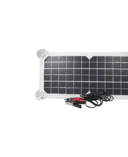 Fotovoltaické a solárne panely  Flexibilný fotovoltaický panel USB 20W/12V G937