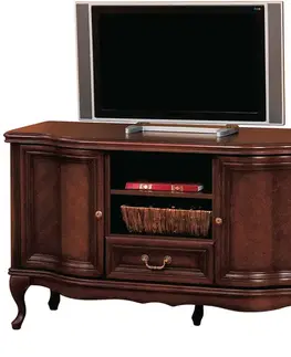 TV stolíky TARANKO Wersal W-RTV rustikálny tv stolík wenge