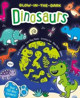 Nalepovačky, vystrihovačky, skladačky Glow-in-the-Dark Dinosaurs Sticker Activity Book - Lisa Regan