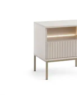 Nočné stolíky ArtPS Nočný stolík INTENSO S54 | cashmere