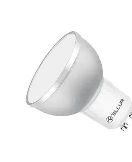 Svietidlá Tellur WiFi Smart LED RGB žiarovka GU10, 5 W, čirá, teplá biela