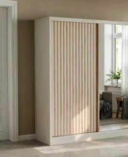 Šatníkové skrine ArtStol Šatníková skriňa LONDON 203 LUX | so zrkadlom