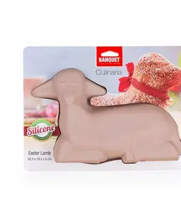 Formy na pečenie Banquet Silikónová forma baránok CULINARIA Brown