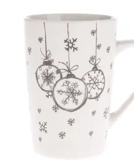 Hrnčeky a šálky Vianočný porcelánový hrnček Ozdoba, 435 ml
