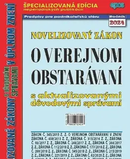 Zákony, zbierky zákonov Novelizovaný zákon o verejnom obstarávaní 17/2024