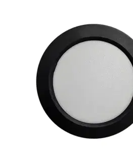 Svietidlá  LED Stropné svietidlo ROUND LED/6W/230V 4000K pr. 12,1 cm čierna 008 0001213