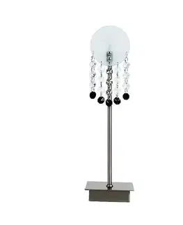 Stolové lampy Stolová lampa Luxor z matného niklového skla