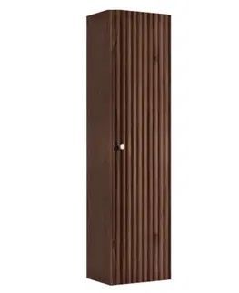 Skrinky do kúpeľne Elvisia Vysoká skrinka do kúpeľne BELLO Oak walnut