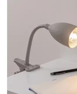 Lampy Atmosphera - Lampa s klipom SILY 1xE14/7W/230V šedá 116178B