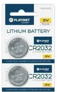 Batérie primárne PLATINET Batéria lítiová, CR 2032, 3V, blister, balenie 5ks, PLATINET