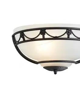 Svietidlá Elstead CB-WU-BLACK - Nástenné svietidlo CARISBROOKE 1xE27/60W/230V CB-WU-BLACK