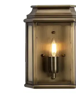 Svietidlá Elstead - Vonkajšie nástenné svietidlo ST MARTINS 1xE27/100W/230V IP44 bronz ST-MARTINS-BR