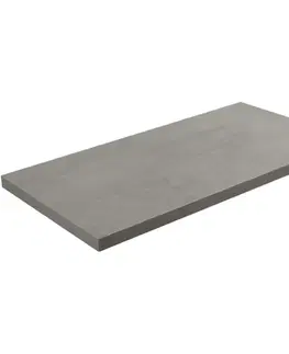Kúpeľňový nábytok CERANO - Doska pod umývadlo Navira Pro - betónovo šedá - 80x3,6x46 CER-8050BD7750