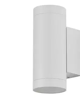 Svietidlá  Vonkajšie nástenné svietidlo 2xGU10/40W/230V IP54 biela 2970