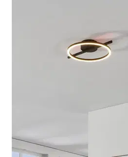 Svietidlá Eglo 901113 - LED Stmievateľné stropné svietidlo AMANDOLO LED/17W/230V čierna + DO 901113