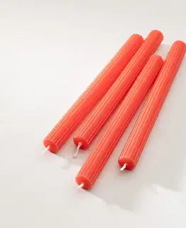 Vianočné dekorácie Sada knôtových sviečok Classic Red 2x25 cm