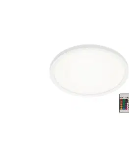 Svietidlá Briloner 7092-416 - LED RGBW Stmievateľné stropné svietidlo SLIM LED/15W/230V + DO 7092-416