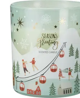 Vianočné dekorácie Vonná sviečka Winter Fun, vôňa Grib Forest, 270 g
