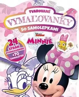 Nalepovačky, vystrihovačky, skladačky Tvarované vymaľovanky: Minnie