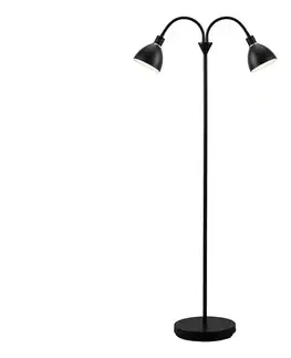 Lampy Nordlux - Stojacia lampa RAY 2xE14/25W/230V čierna 63224003