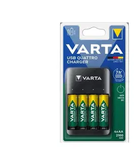 Predlžovacie káble Varta 57652101451 - Nabíjačka batérií 4xAA/AAA 2100mAh 5V 57652101451