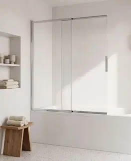 Sprchové dvere REA - Vaňová zástena posuvná Dario Chrome 120 REA-W7886