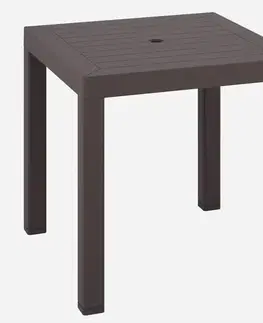 Záhradné stoly Stôl Cati hnedý
