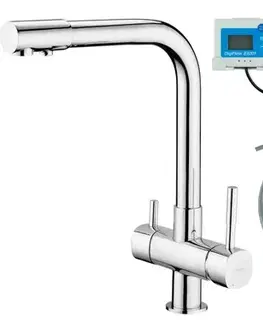 Kúpeľňové batérie DEANTE - Batéria kuchynská chróm, so sadou na filtráciu vody; BCHF065M