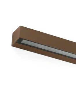 LED osvetlenie FARO Barcelona FARO 71905 - LED vonkajšie nástenné svietidlo DORO 2xLED/10W/230V IP65 hnedá 71905