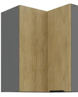 Kuchynské skrinky visiace Kuchynská skrinka Cremona Ant 60x60 Gn-72 2f (90°)