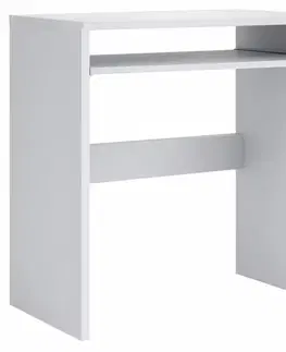 Moderné kancelárske stoly Písací stôl Leo I Biely