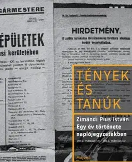 Biografie - ostatné Egy év története naplójegyzetekben - István Zimándi Pius