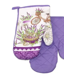 Chňapky MAKRO - Chňapka kuchynská Levanduľa  bicykel II. 2ks