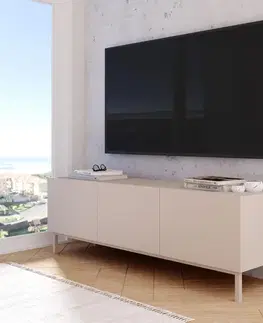 TV stolíky VIKTOR TV stolík na nožičkách, coast