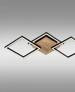 Moderné lampy do obývačky Stropné svietidlo  Alma 3K WOOD AC-AL3KWOL 20W PL3
