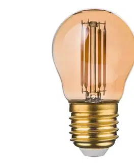 LED osvetlenie  LED žiarovka AMBER G45 E27/4,5W/230V 2200K 3572