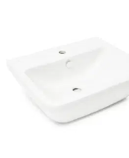 Umývadlá Umývadlo VitrA Integra 55x45 cm otvor pre batériu uprostred 7049-003-0001 7049-003-0001